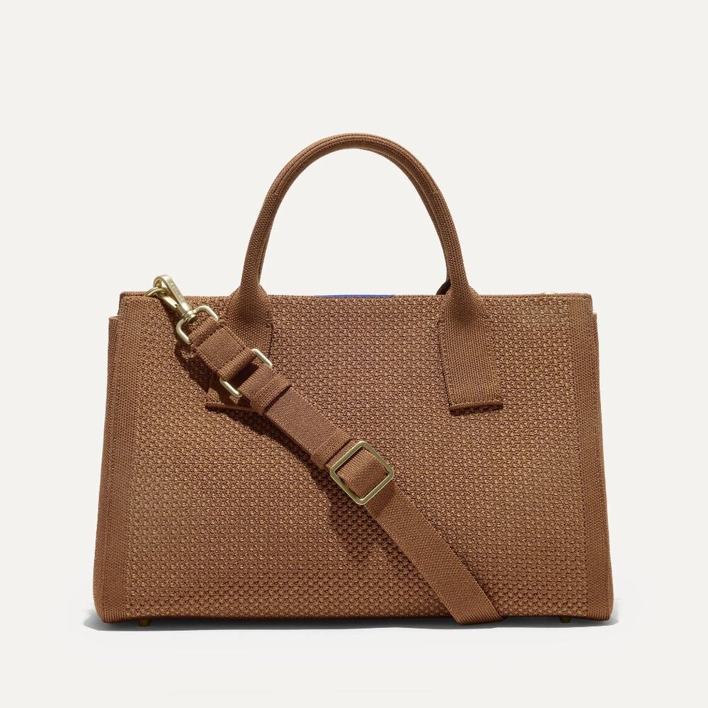 Rothy's The Classic Handbag in Sierra Brown - Picture 1 of 6